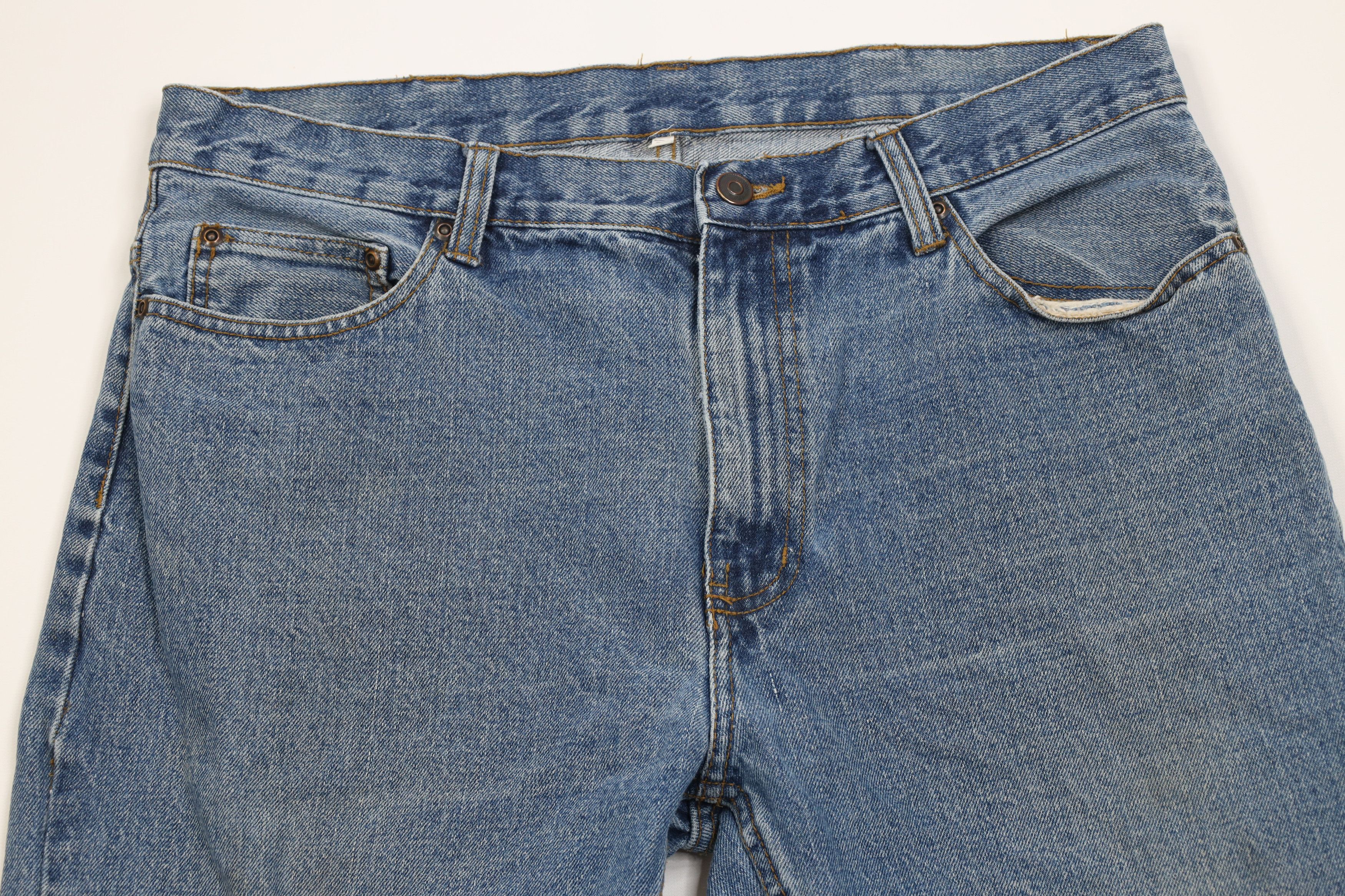 Vintage Vintage 90s Streetwear Wide Leg Denim Jeans Blue Cotton Size US 34 / EU 50 - 2 Thumbnail