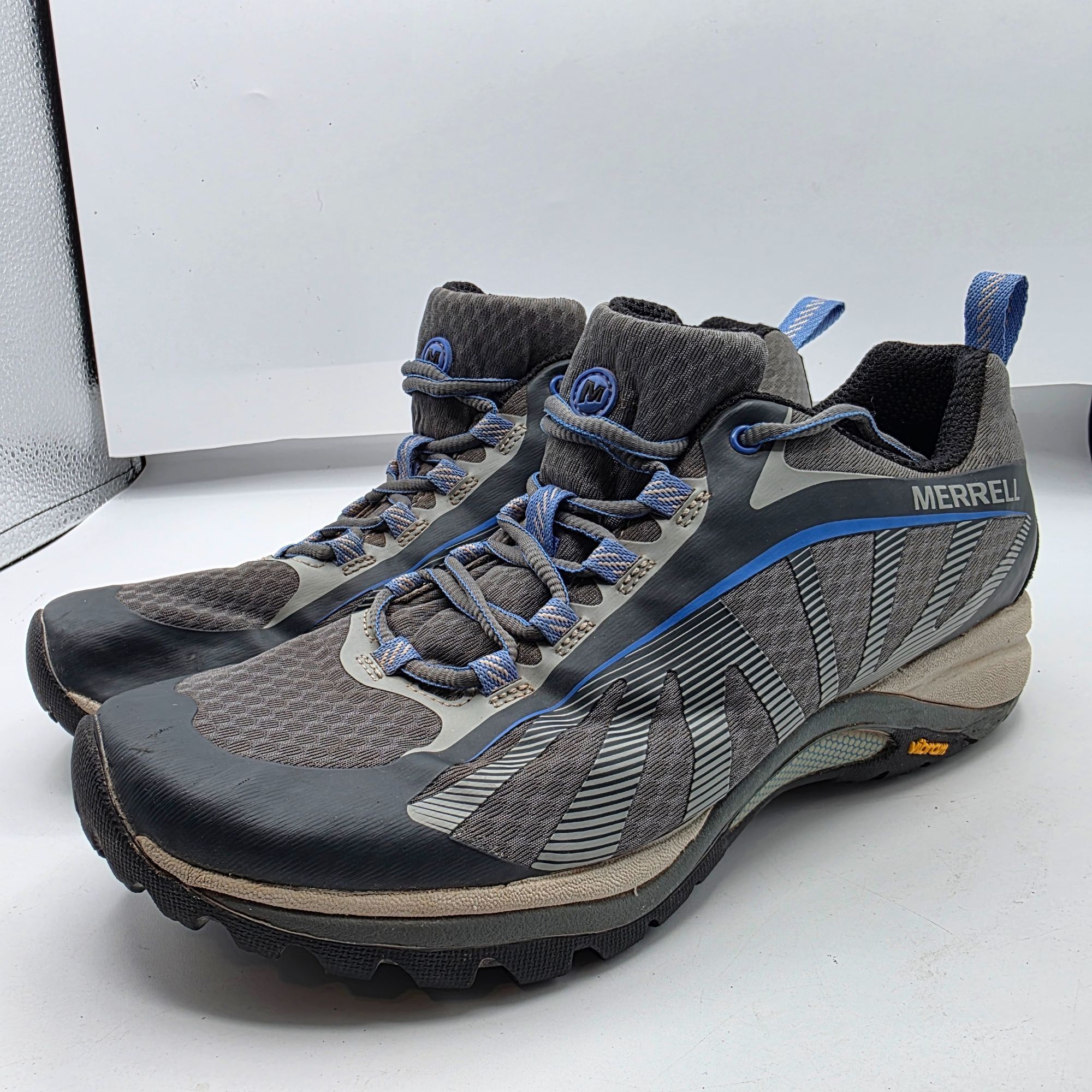 Merrell Merrell Siren Edge Womens Size 8 Gray Blue Hiking Shoes Vibr Size US 8 / IT 38 - 4 Thumbnail