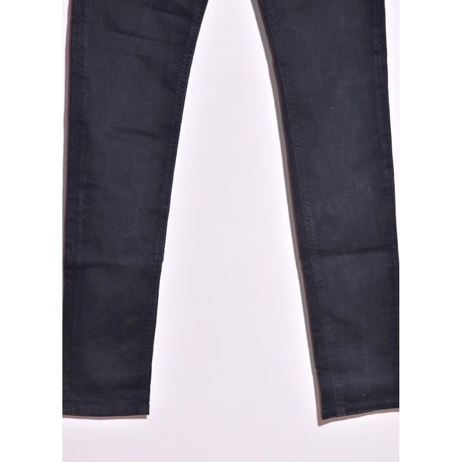 Diesel DIESEL Sleenker Men's Black Jeans Slim Skinny Size W30 L32 Denim Slim Rise Mid 10-12in Inseam 32in Leather Patch Jeans Size US 30 / EU 46 - 4 Thumbnail