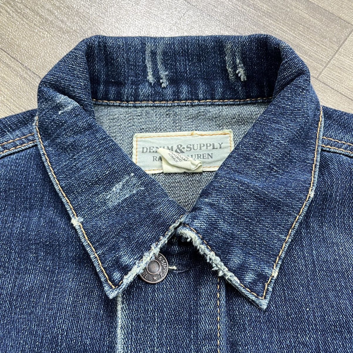 Denim & Supply Ralph Lauren Denim & Supply Ralph Lauren Distressed America Denim Jacket Size US M / EU 48-50 / 2 - 11 Thumbnail