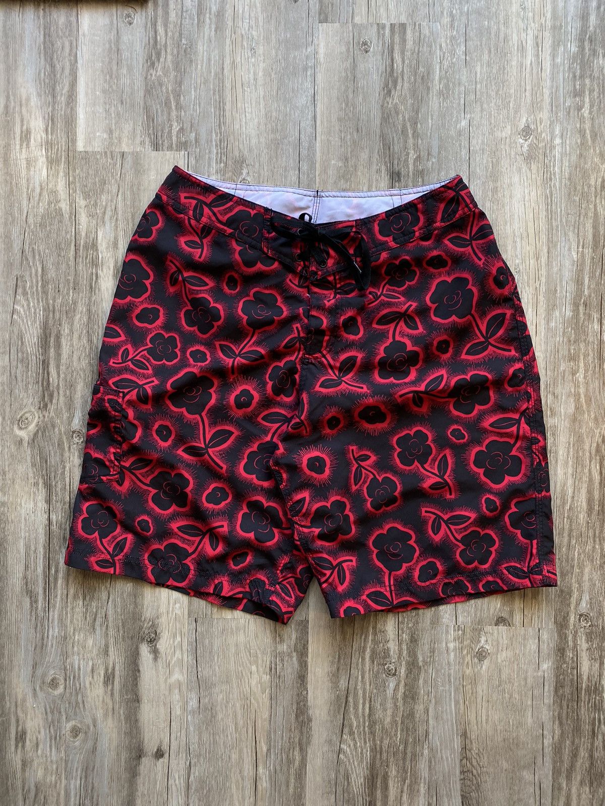 Red stussy shorts deals