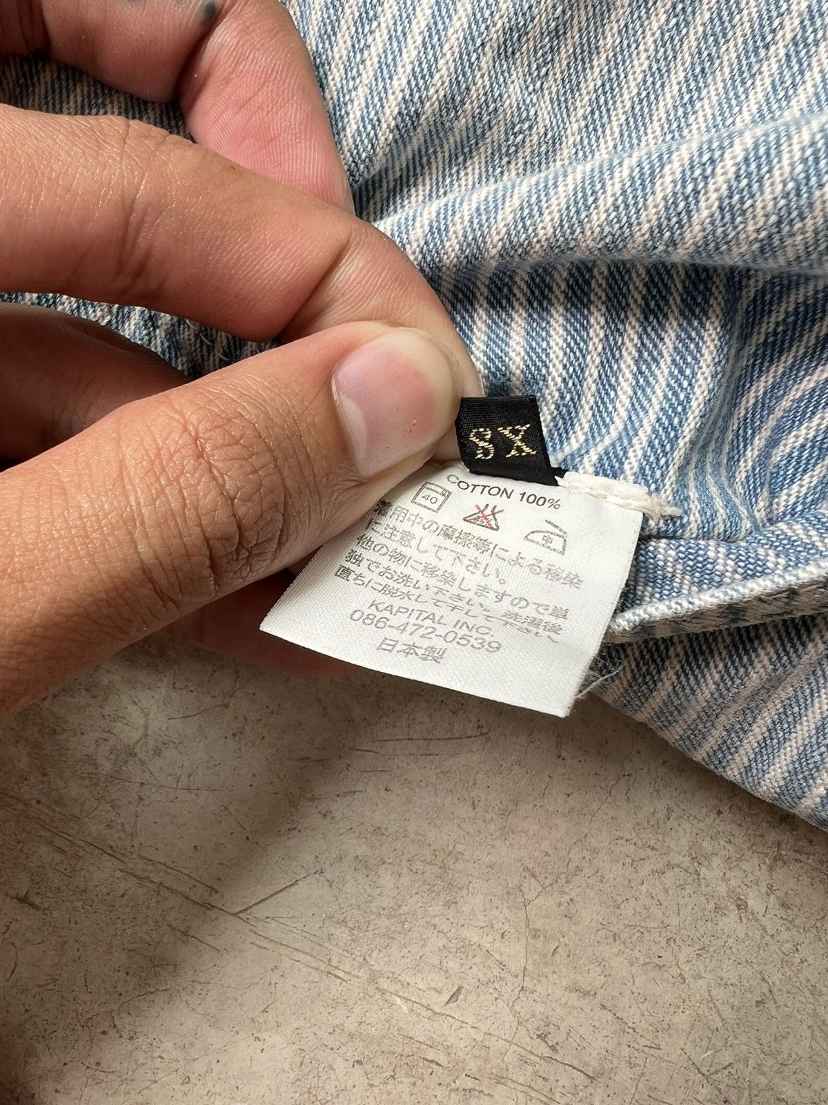 Kapital Vintage Kapital Striped Pants Size US 29 - 7 Thumbnail