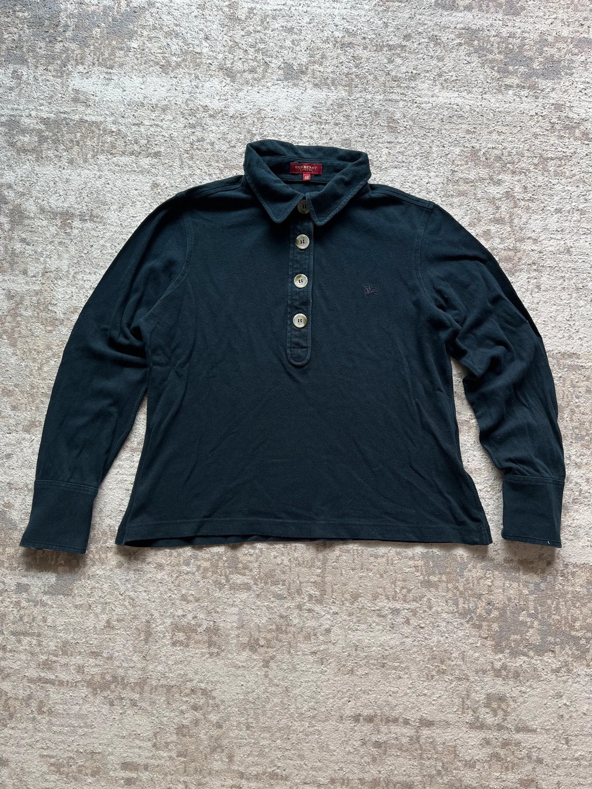 Burberry Burberry Woman Sz 46 / XL Clomby Rugby Shirt Polo Size XL / US 12-14 / IT 48-50 - 1 Thumbnail