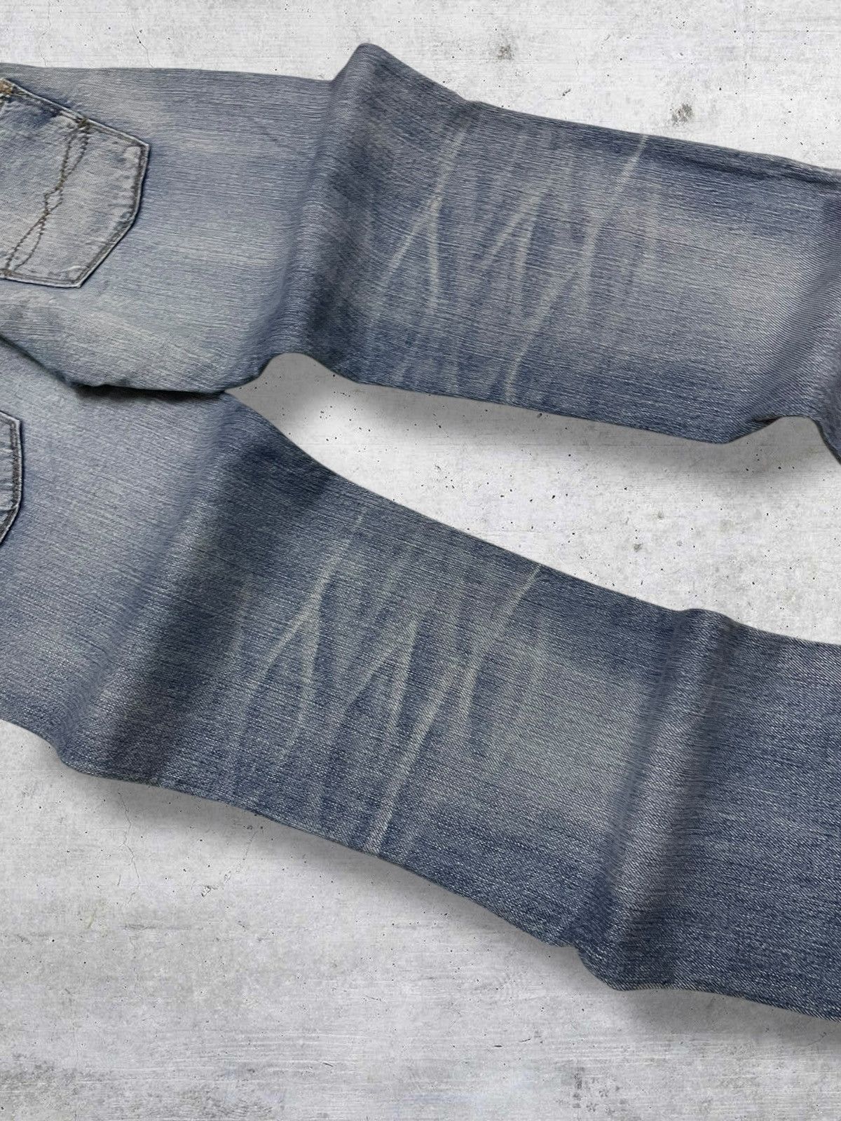 Japanese Brand VINTAGE UNGRID OG 90S JAPAN DESIGNER RIPPED GRUNGE DENIM Size US 30 / EU 46 - 15 Thumbnail