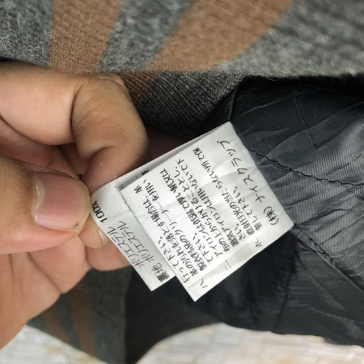 Japanese Brand Pual Ce Cin Grey Bombers varsity Jacket #A829 Size S / US 4 / IT 40 - 13 Thumbnail