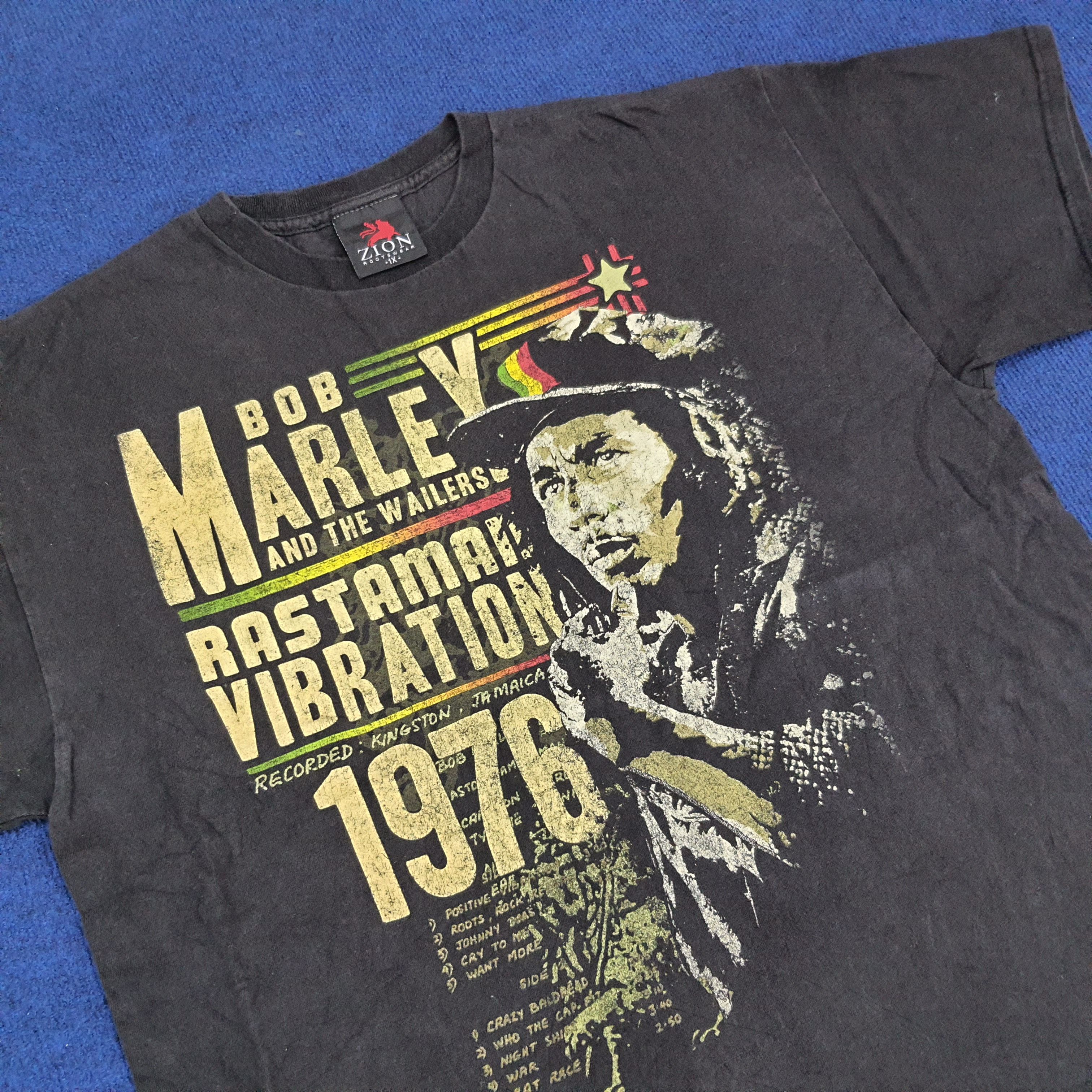 Bob Marley × Vintage Vintage Bob Marley and The Wailers T-shirt Size US XL / EU 56 / 4 - 2 Thumbnail