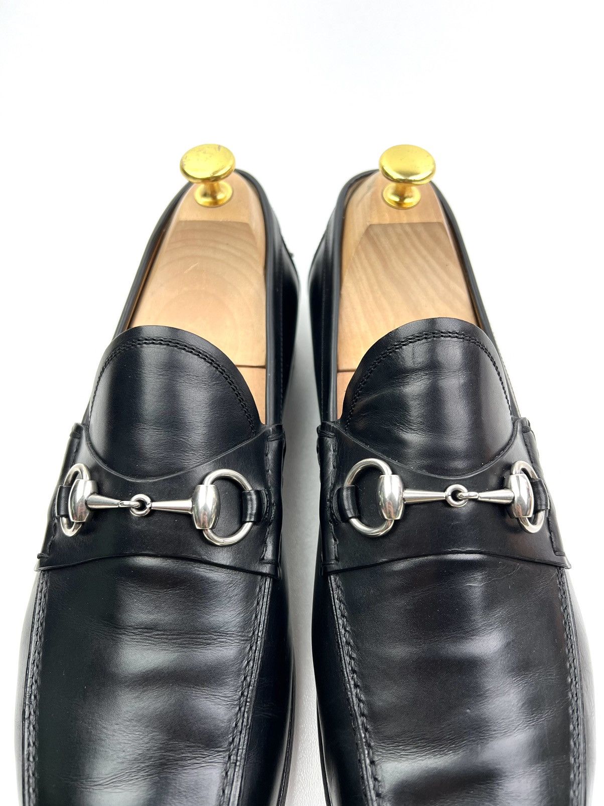 Gucci GUCCI Loafers Leather Shoes HORSEBIT Buckle Black Men’s Size US 9 / EU 42 - 5 Thumbnail