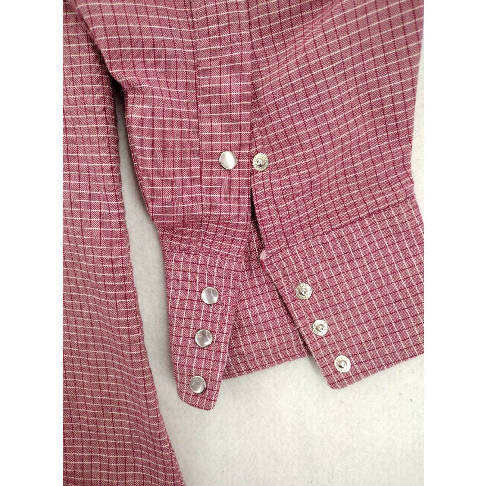 Vintage VINTAGE Ruddock Shirt Mens XL Pink Check Western Pearl Snap Button-Up Short Sleeve Collared Western Theme 90s Mens Size US XL / EU 56 / 4 - 2 Thumbnail