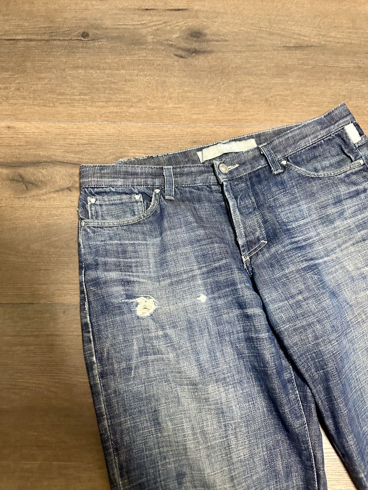 Versace × Vintage Vintage Versace Oversize Y2K Fit Jeans Size US 36 / EU 52 - 8 Thumbnail