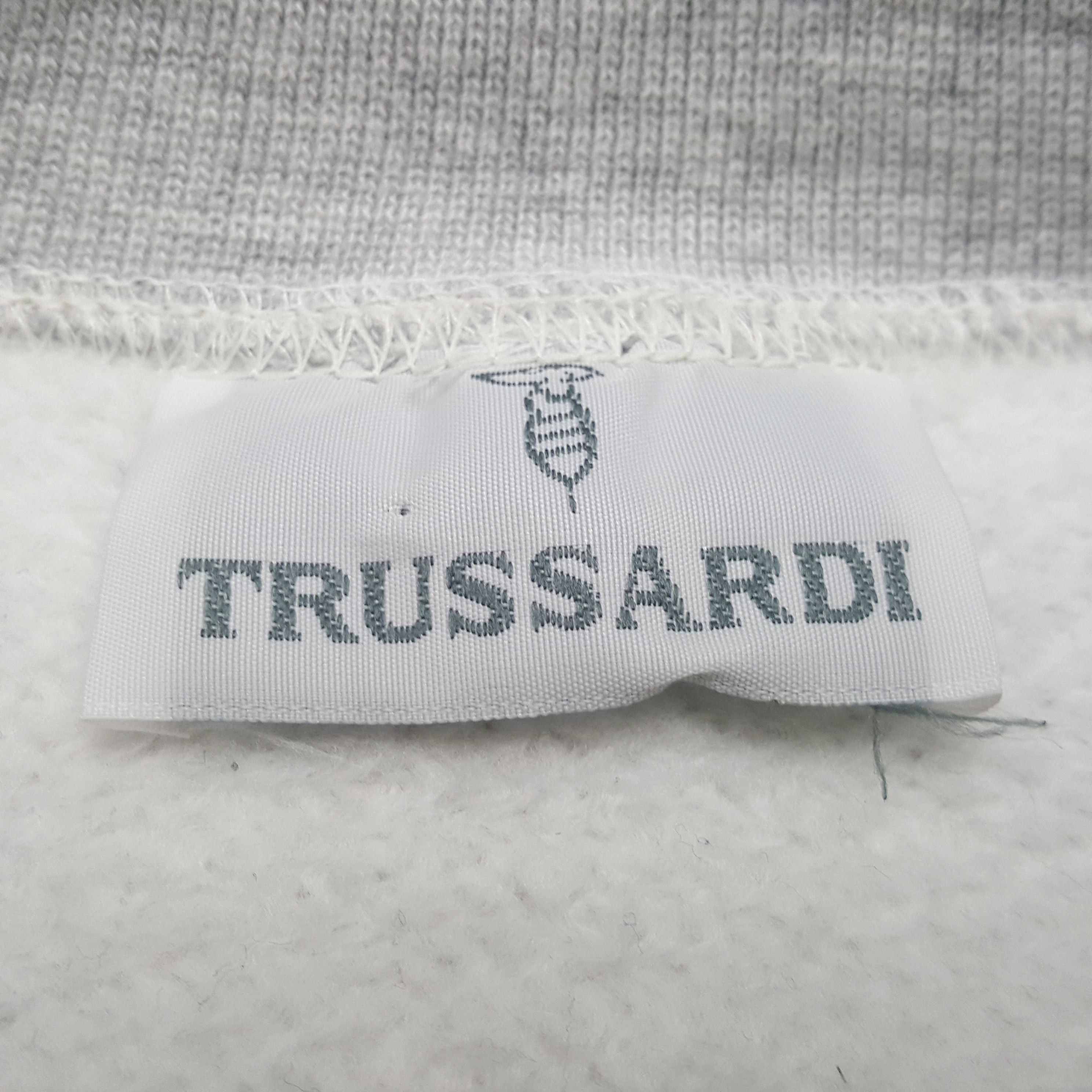 Trussardi × Vintage Vintage TRUSSARDI Italian Fashion Brand Sweatshirt C292N11 Size US L / EU 52-54 / 3 - 4 Thumbnail