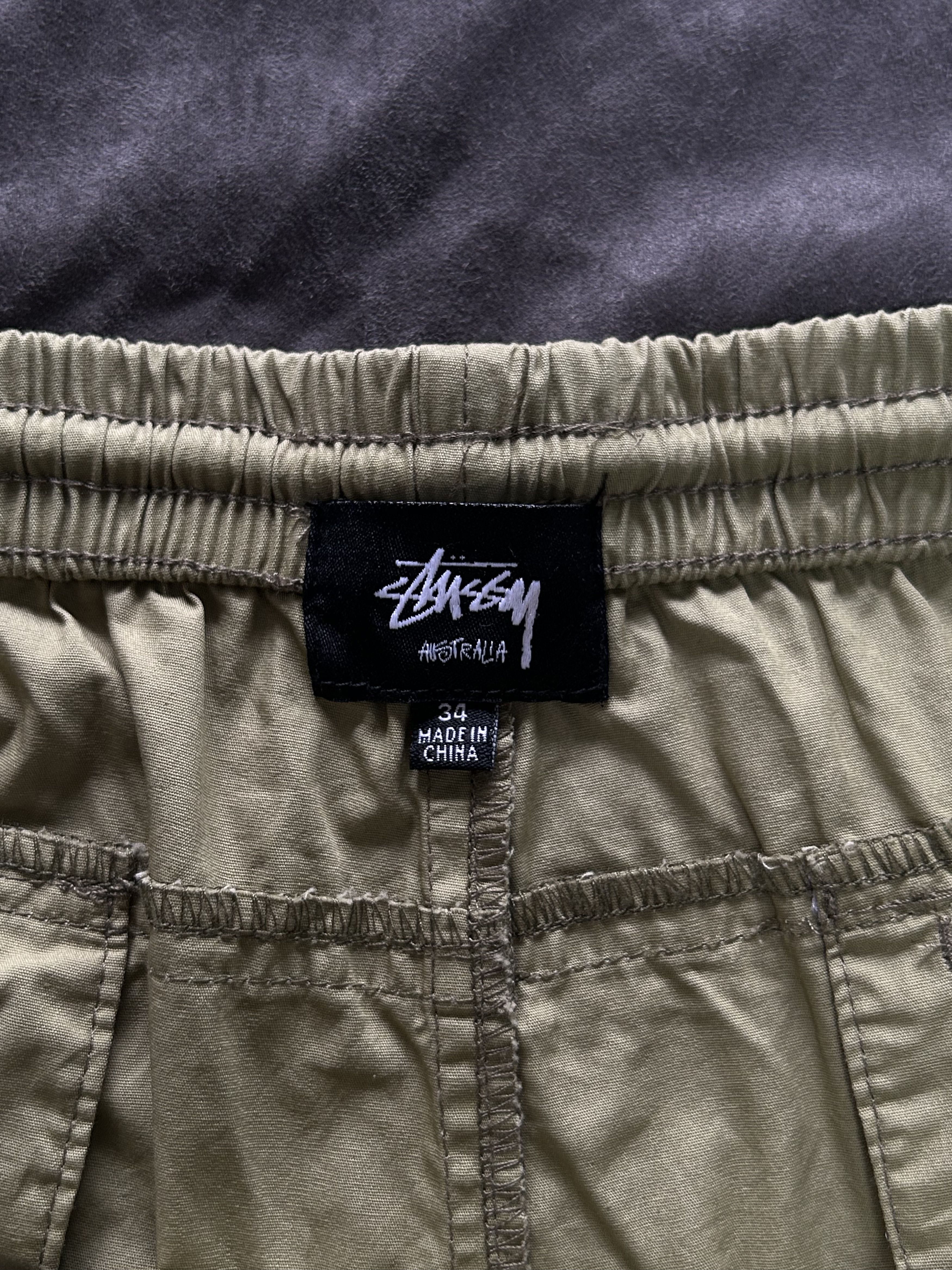 Stussy Deadstock Stussy Classic Logo Olive Green Shorts 34 X-Large Size US 34 / EU 50 - 3 Thumbnail
