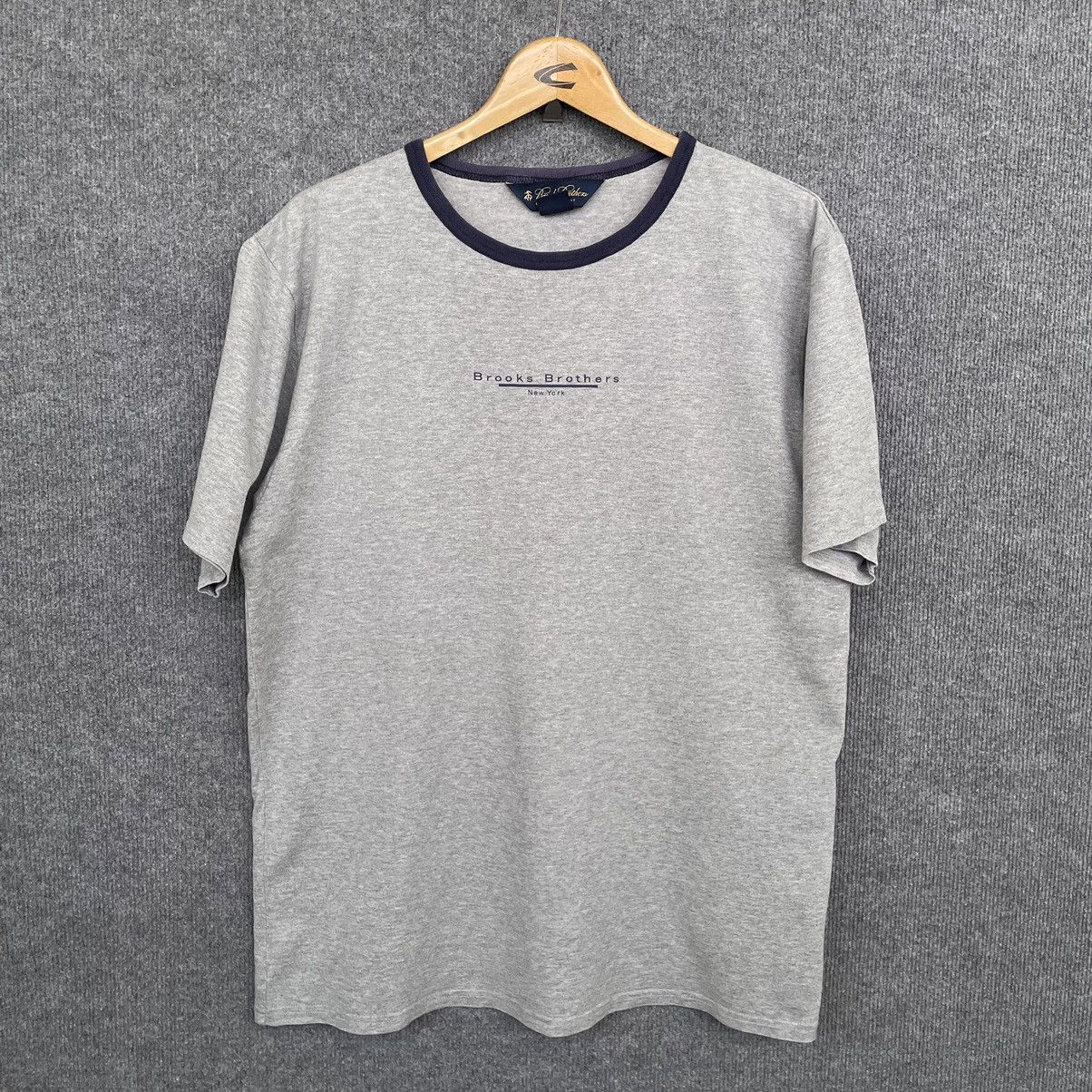 Brooks Brothers × Vintage Vintage Brooks Brothers New York Minimalist T Shirt Size US L / EU 52-54 / 3 - 1 Thumbnail