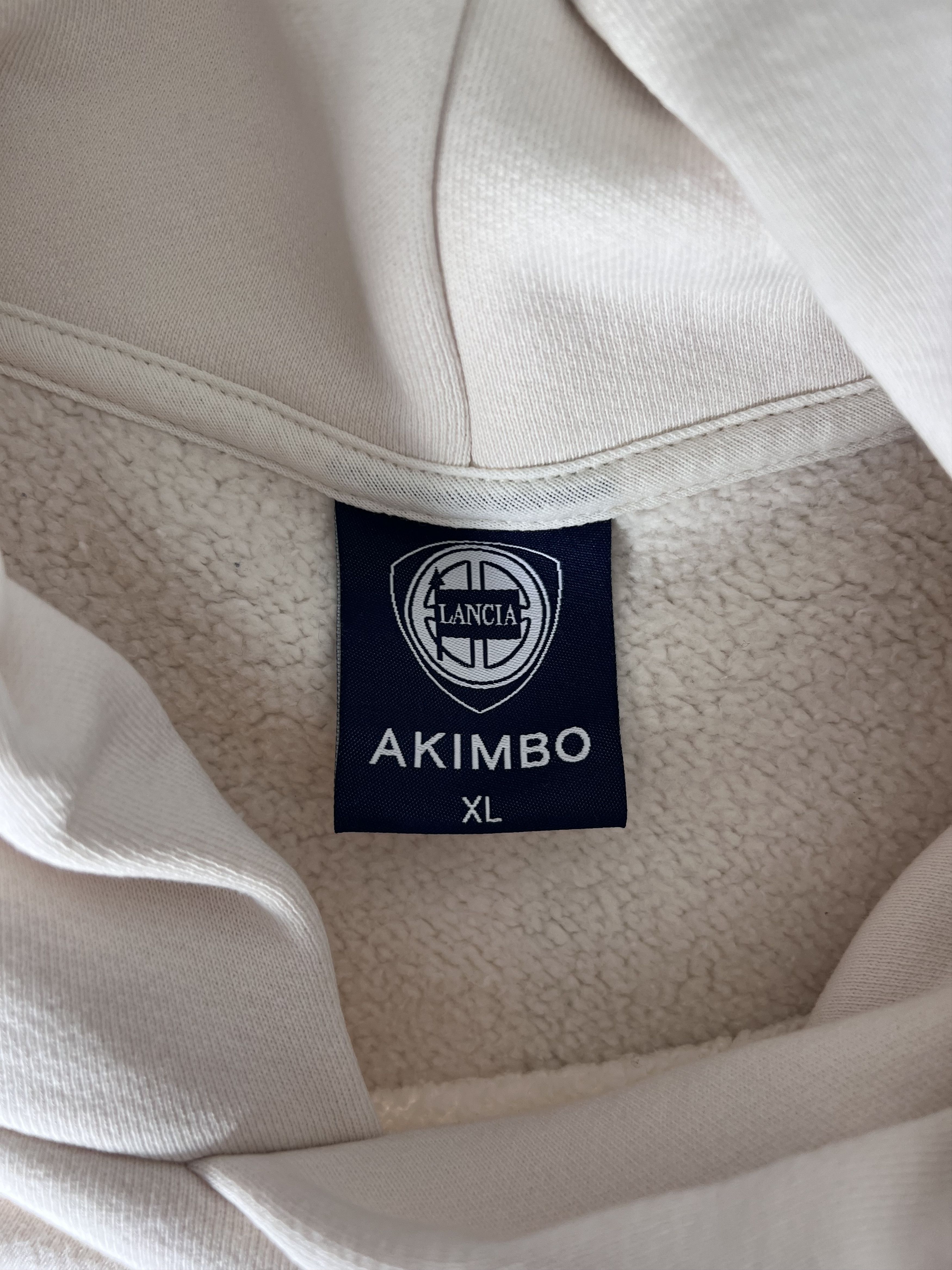 Akimbo Club Akimbo Club Lancia Livery Hoodie in Cream Size US XL / EU 56 / 4 - 7 Thumbnail