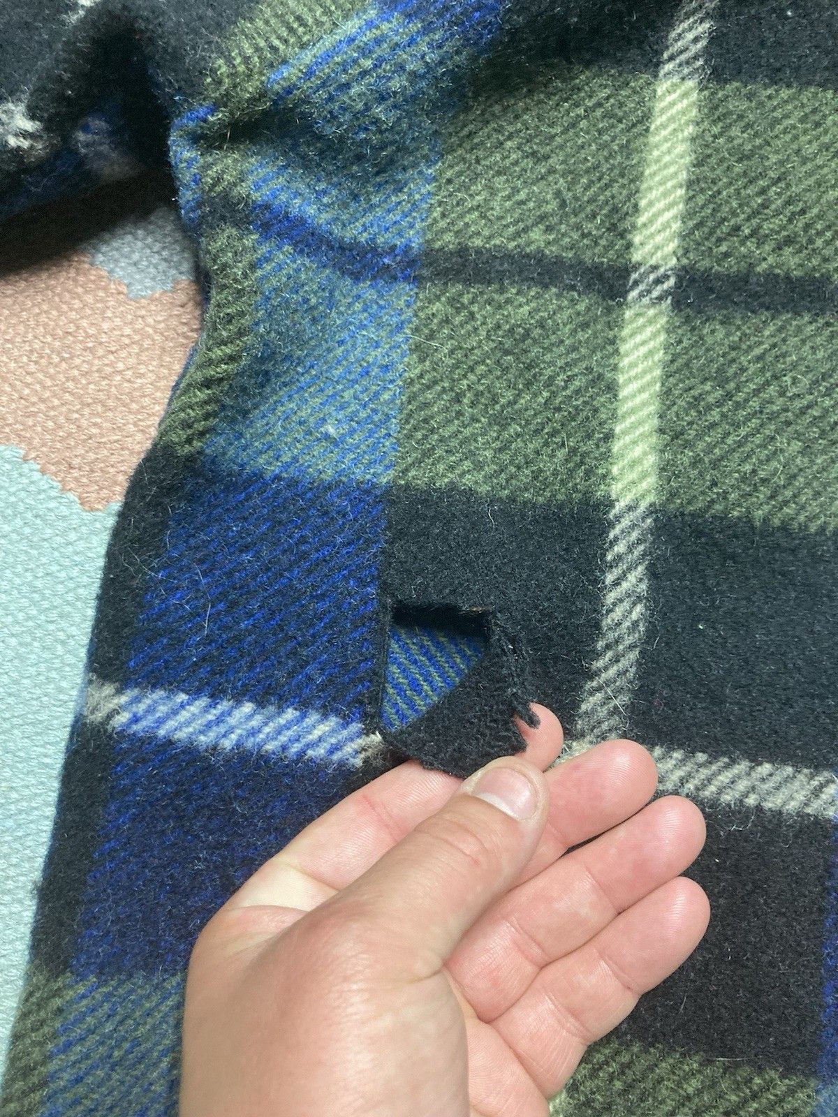 Vintage 1960s wool jacket plaid 1/4 zip long sleeve winter medium Size US M / EU 48-50 / 2 - 7 Thumbnail