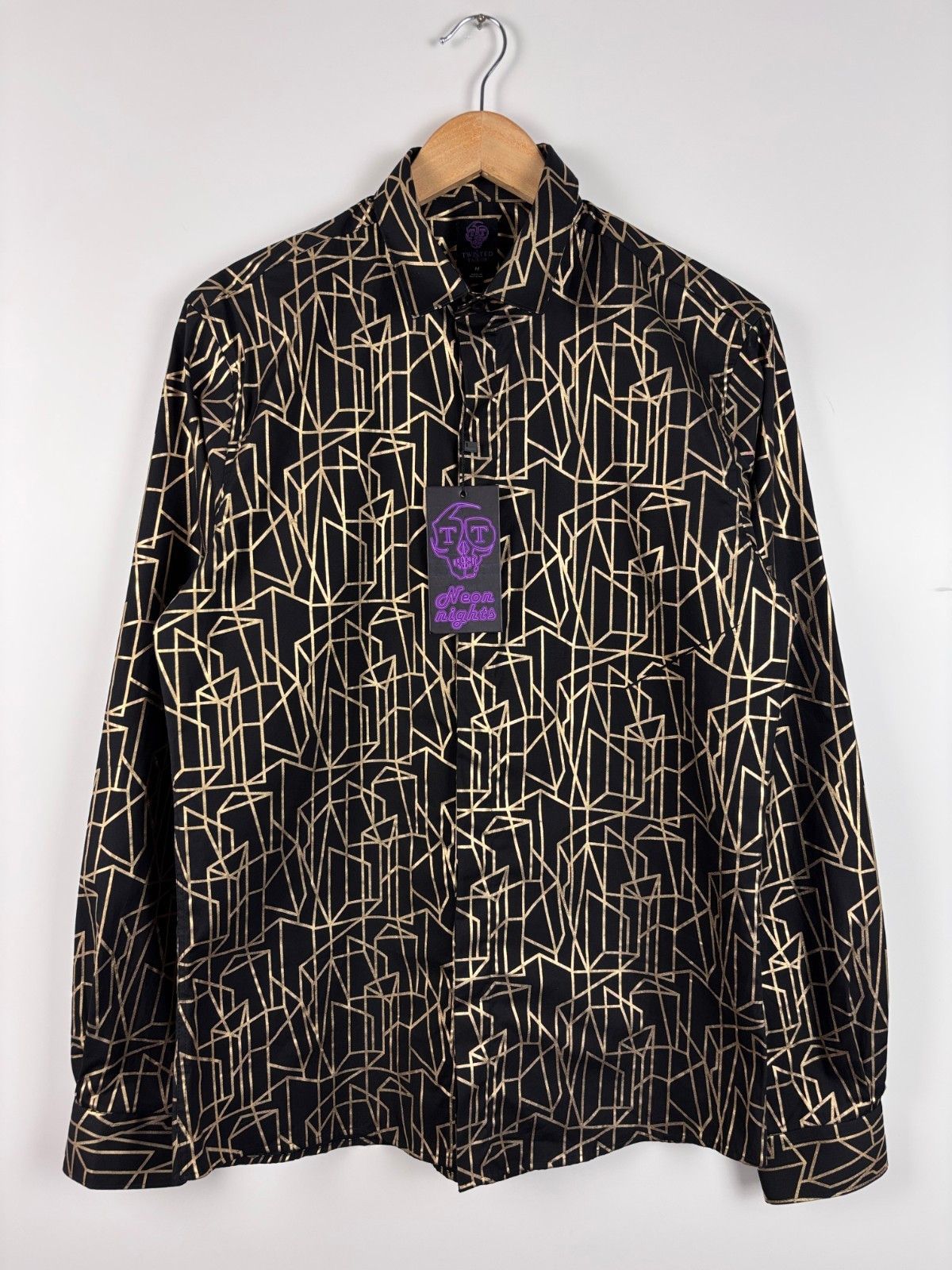 Other Twisted Tailor Butterfield Button Up Shirt Geometric Size M Size US M / EU 48-50 / 2 - 1 Thumbnail