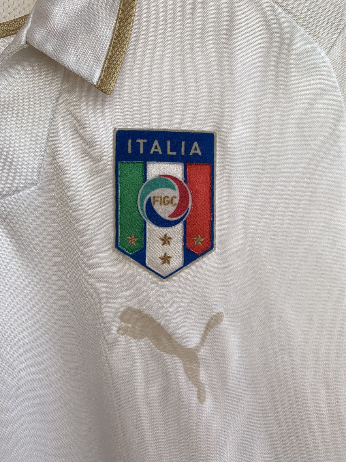 Puma Italy Away Football Jersey Puma 2008/2009 Vintage 2000s Size US M / EU 48-50 / 2 - 6 Thumbnail