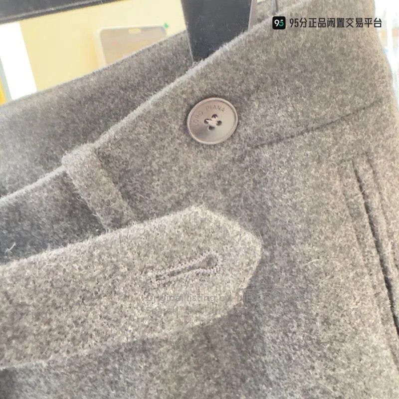Loro Piana Loro Piana Unisex Gray Cashmere Casual Pants. Size US 42 / EU 58 - 2 Thumbnail