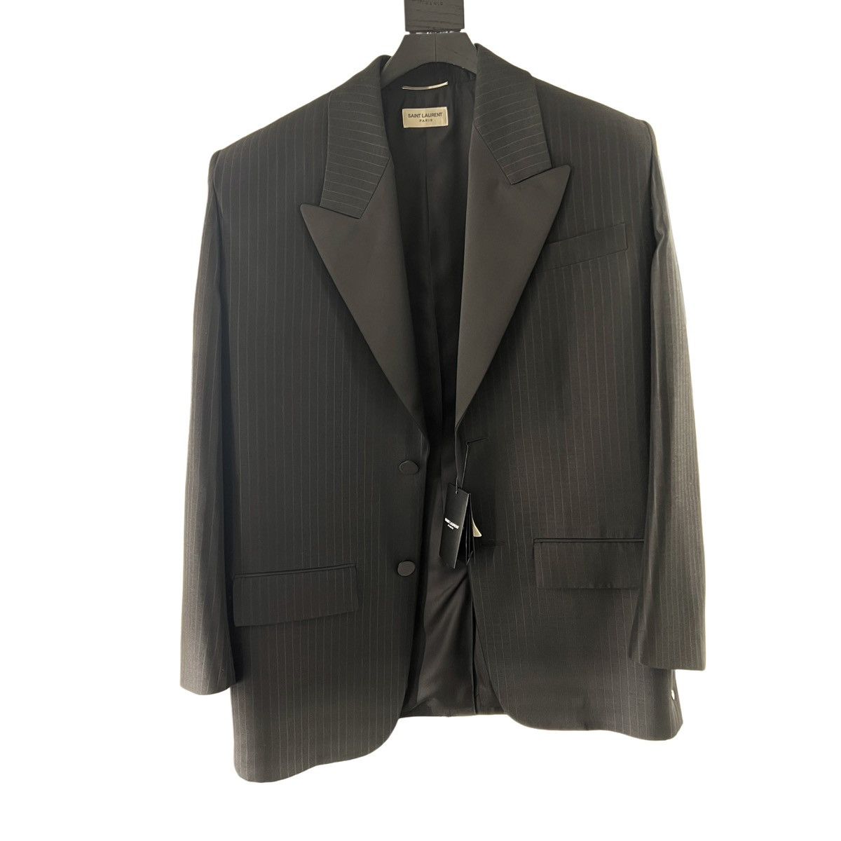 Saint Laurent Paris Saint Laurent Padded Blazer Size US L / EU 52-54 / 3 - 1 Thumbnail