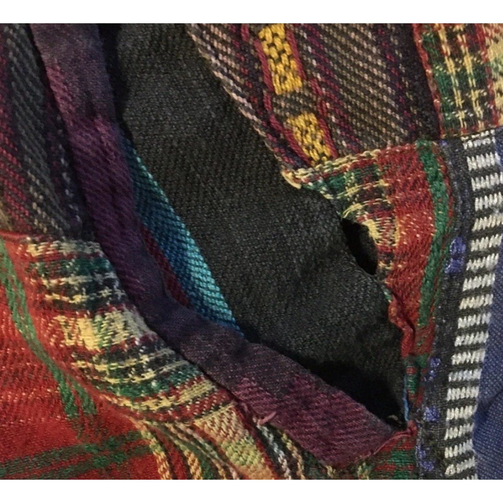 Vintage VINTAGE Aztec Patchwork Zip Shirt L Purple Cotton Women Button-Up Short Sleeve 80s 90s Grunge Vaporwave Abstract Art Surf Skate Built-In Size L / US 10 / IT 46 - 5 Thumbnail