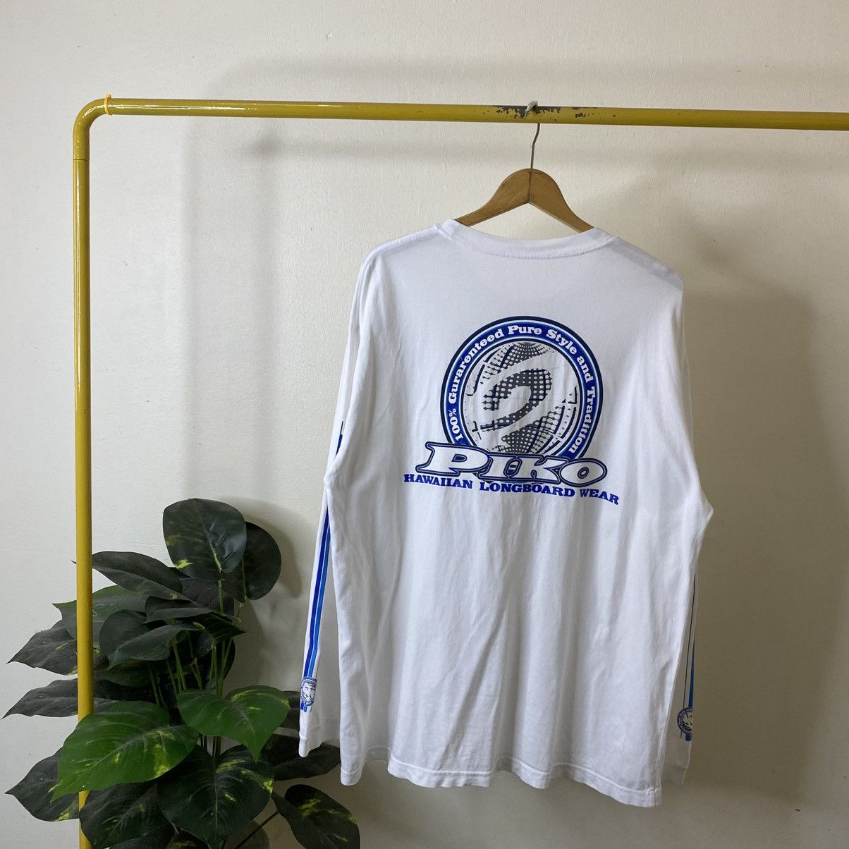 Vintage 2000s Piko Surfwear LS T Shirt Surfing Billabong Bronze Age Size US XL / EU 56 / 4 - 1 Thumbnail