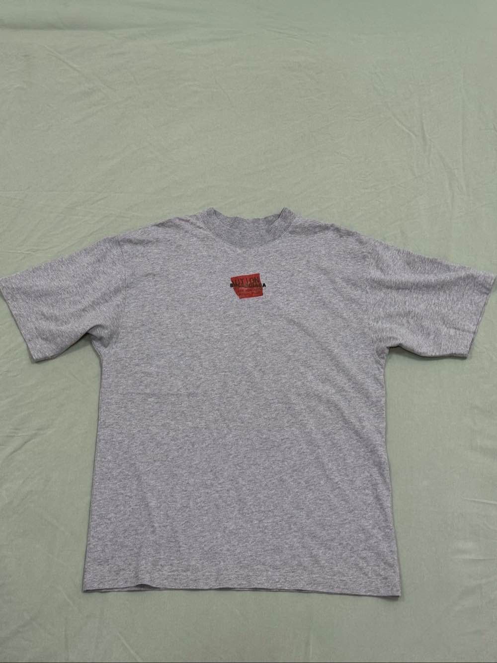 Balenciaga Balenciaga Caution Short Sleeve T-Shirt Size XXS Size US XXS / EU 40 - 1 Thumbnail