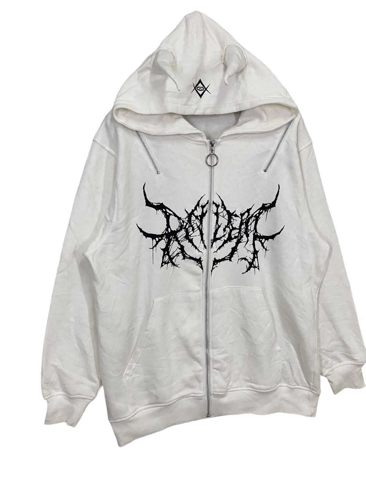 Japanese Brand × Seditionaries Japanase brand reflem devil freemason hoodie multizipper Size US XL / EU 56 / 4 - 4 Thumbnail