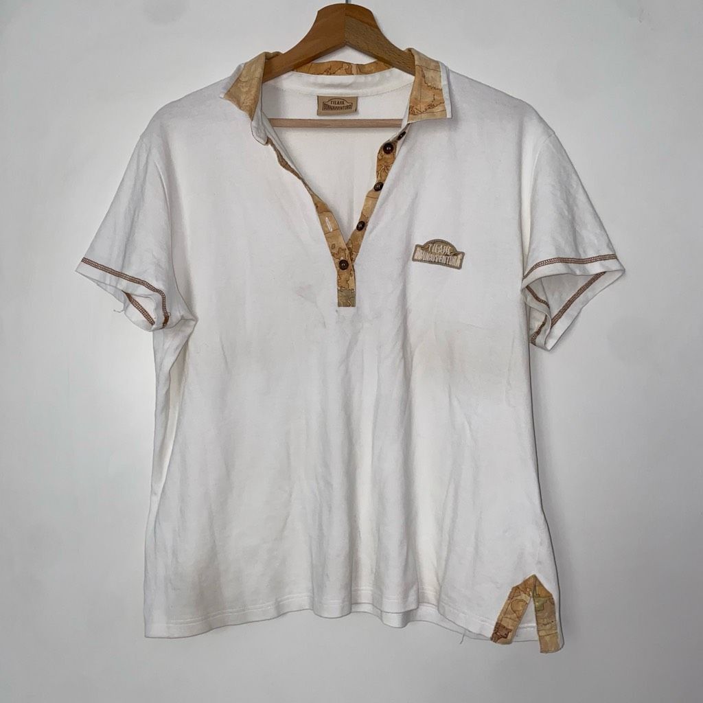Alviero Martini DONNAVVENTURA BY ALVIERO MARTINI 1A CLASSE White Polo Size M Size M / US 6-8 / IT 42-44 - 1 Thumbnail
