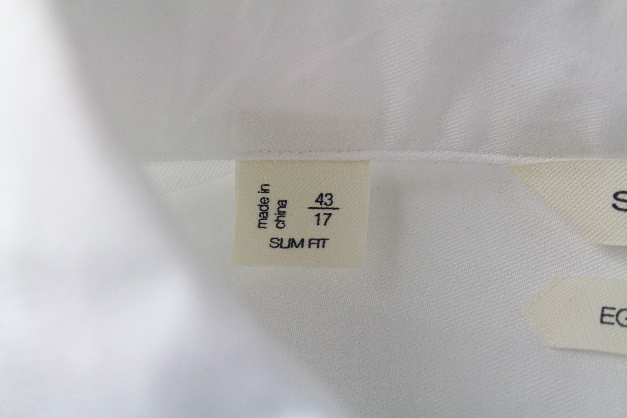 Suitsupply 43/17 Slim White Cotton Long Twill 72758 Size 42R - 5 Thumbnail