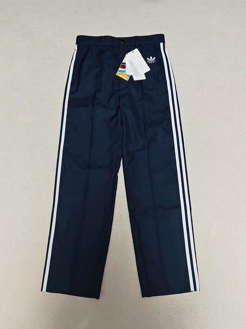 Gucci Gucci x Adidas Striped Casual Pants-dmc Size US 34 / EU 50 - 1 Thumbnail