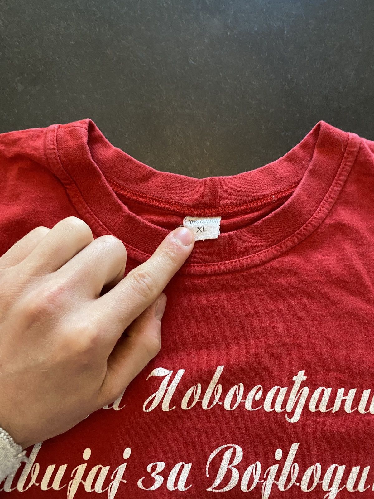 Vintage Vintage bojboanha flag graphic red tshirt Size US L / EU 52-54 / 3 - 3 Thumbnail