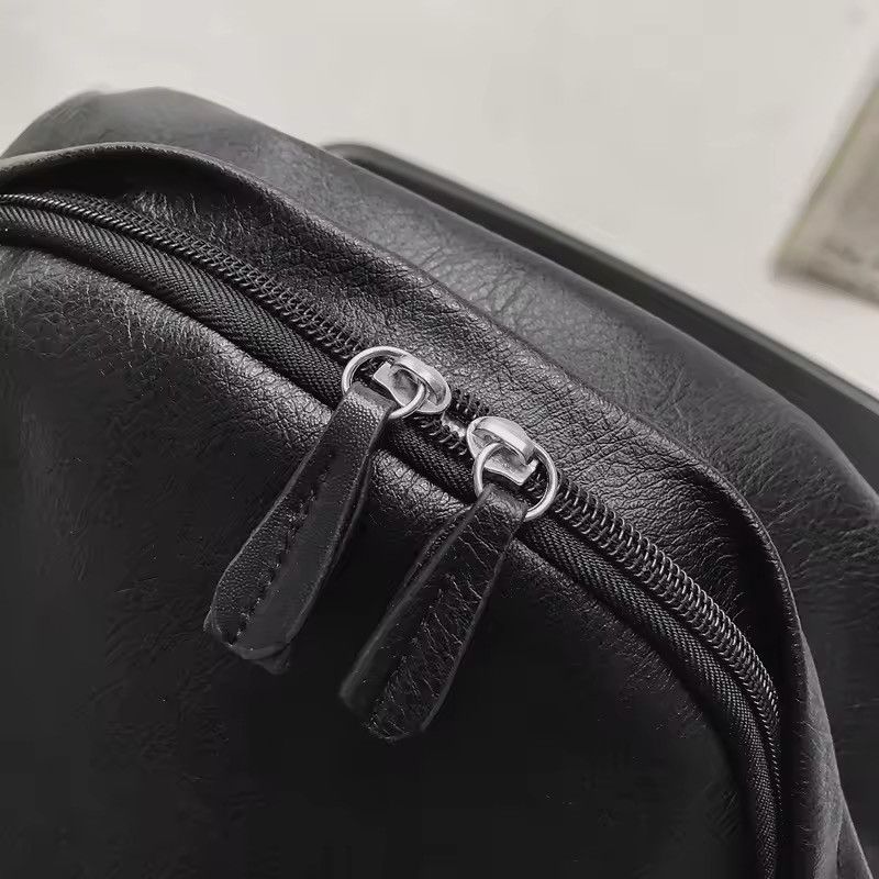 Japanese Brand Soft PU Leather Backpack Size ONE SIZE - 6 Thumbnail
