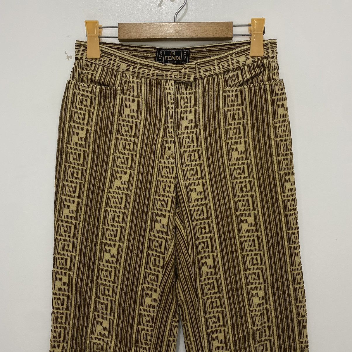 Fendi Fendi Monogram Pants Size 27" / US 4 / IT 40 - 2 Thumbnail