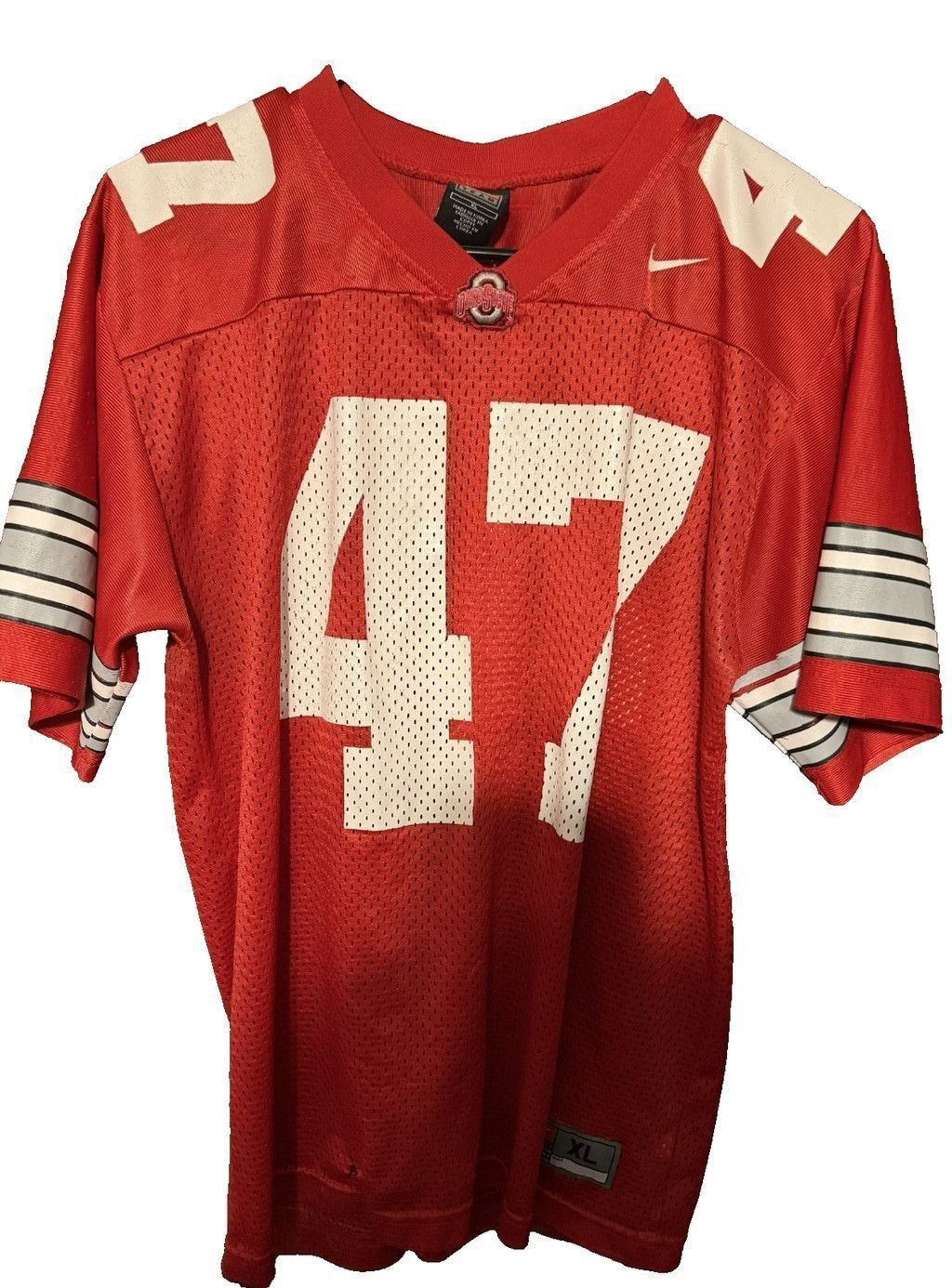Nike Ohio State Buckeyes Red Nike Kid’s size XL Football jersey Size US XL / EU 56 / 4 - 1 Thumbnail