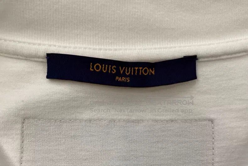 Louis Vuitton Louis Vuitton White cursive logo short sleeve T-shirt Size US L / EU 52-54 / 3 - 4 Thumbnail