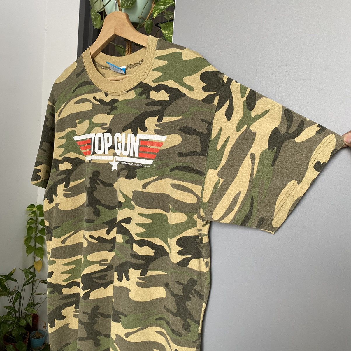 Giant Vintage Y2K Top Gun Paramount Pictures Movie ERD GRUNGE TEE Size US L / EU 52-54 / 3 - 2 Thumbnail