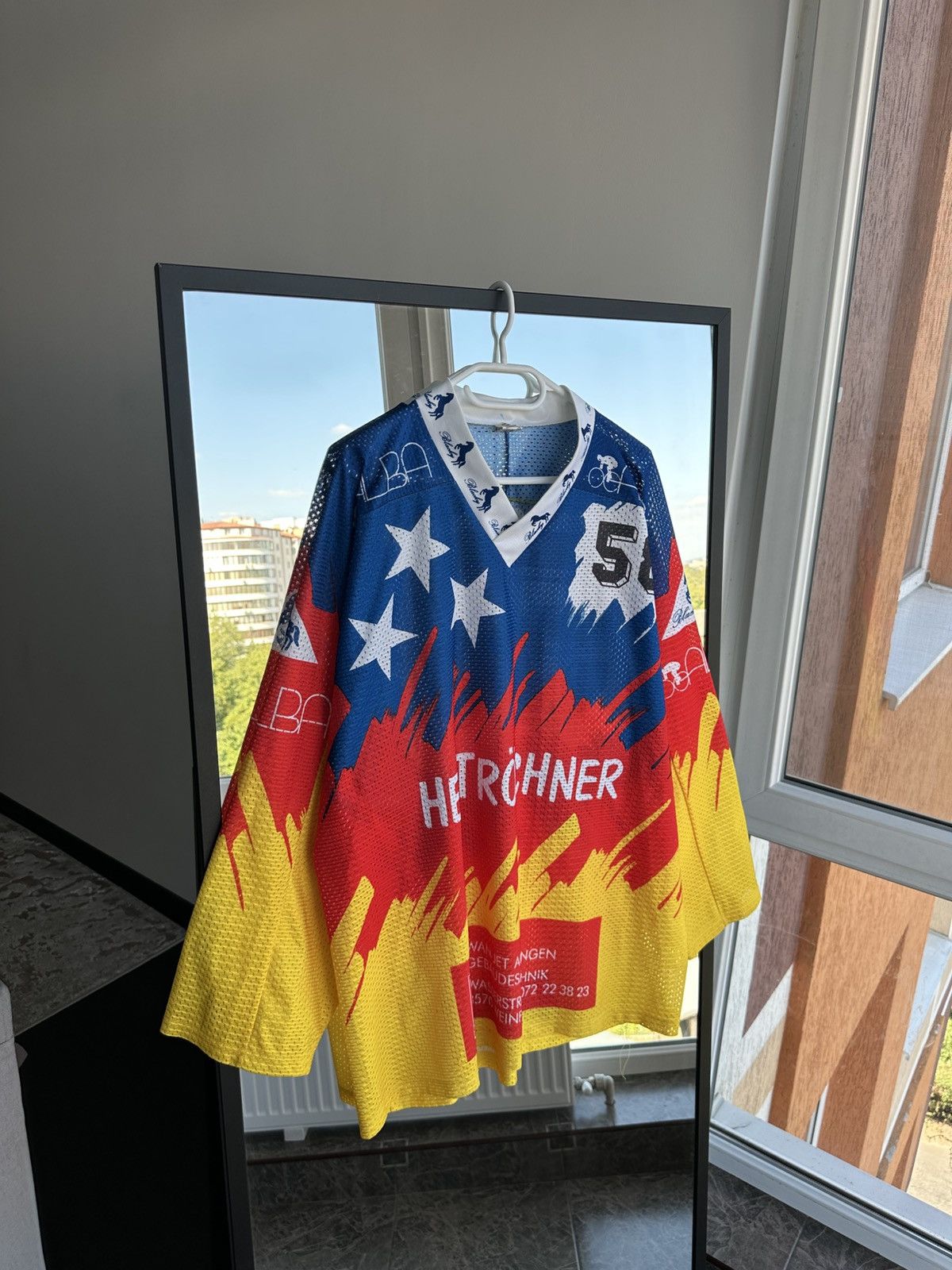 Vintage Vintage 90s Blacky Switzerland Motocross Jersey #58 Size US XL / EU 56 / 4 - 1 Thumbnail