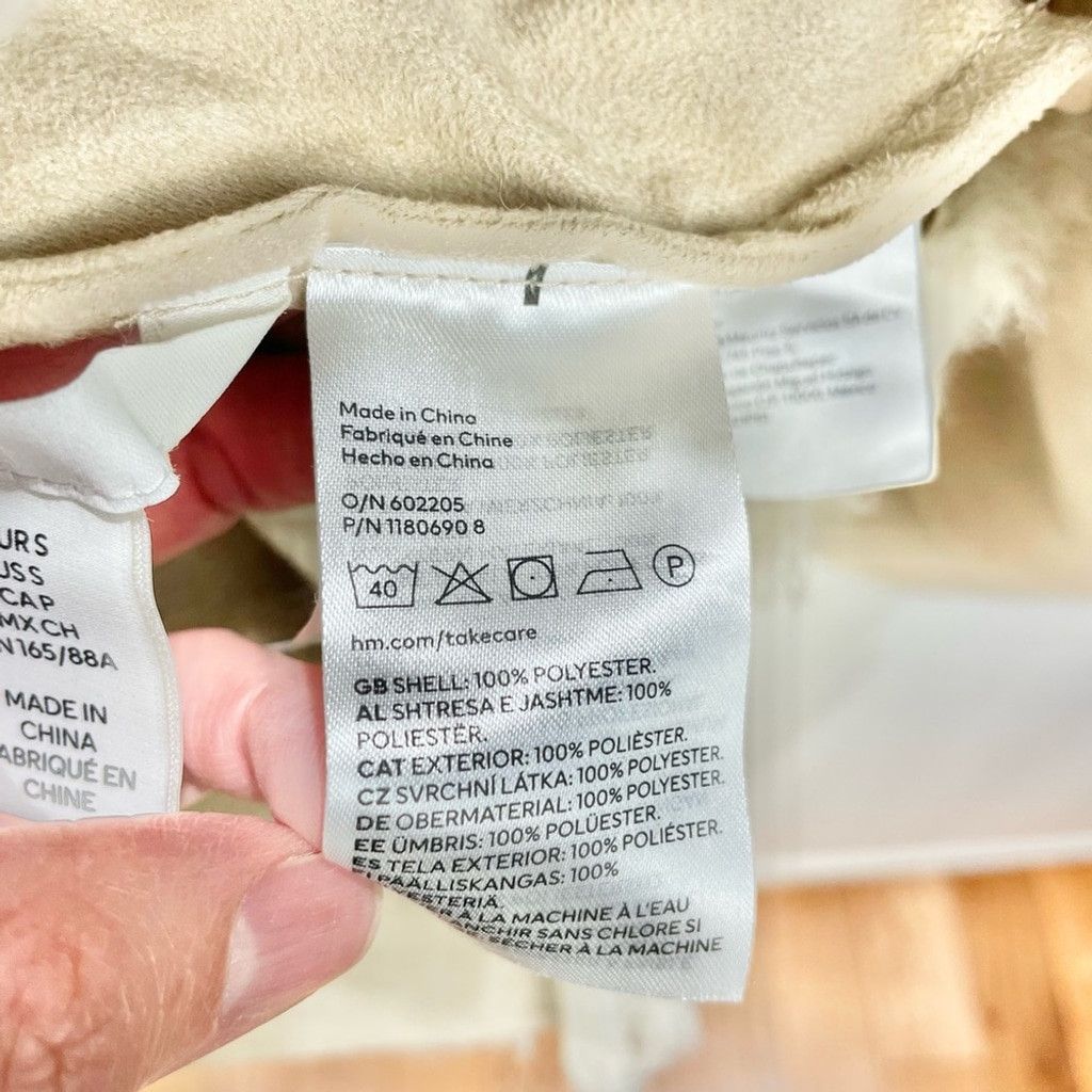 H&M NEW H&M Oversize Reversible Faux Suede and Fleece Jacket- S Size S / US 4 / IT 40 - 12 Thumbnail