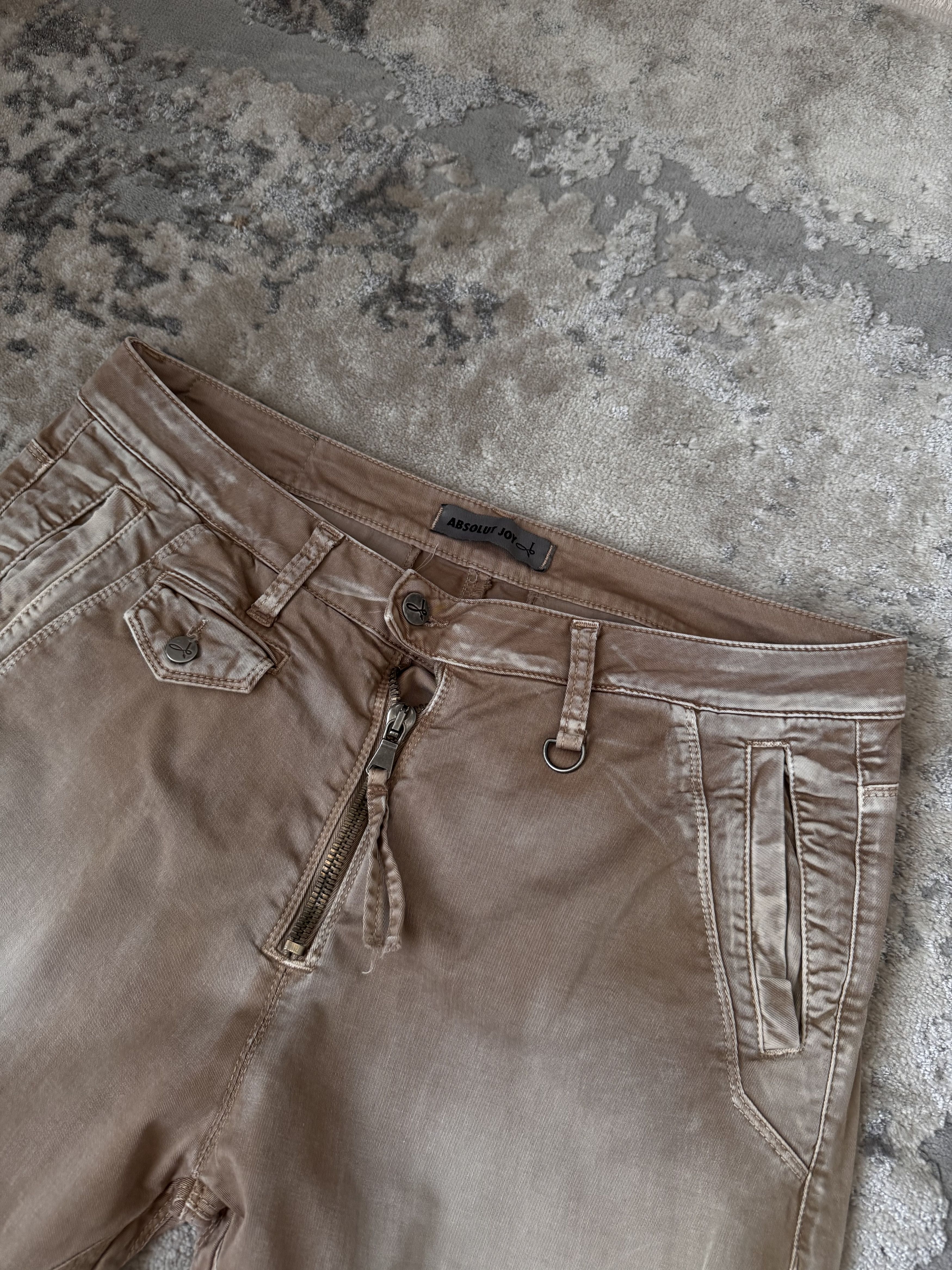 Absolut Joy Vintage Absolut Joy Rare Brown Luxury Italian Denim Jeans Size US 34 / EU 50 - 6 Thumbnail
