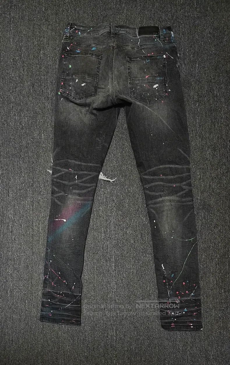 Amiri Amiri Size 34 Splash ink on jeans Size US 34 / EU 50 - 4 Thumbnail