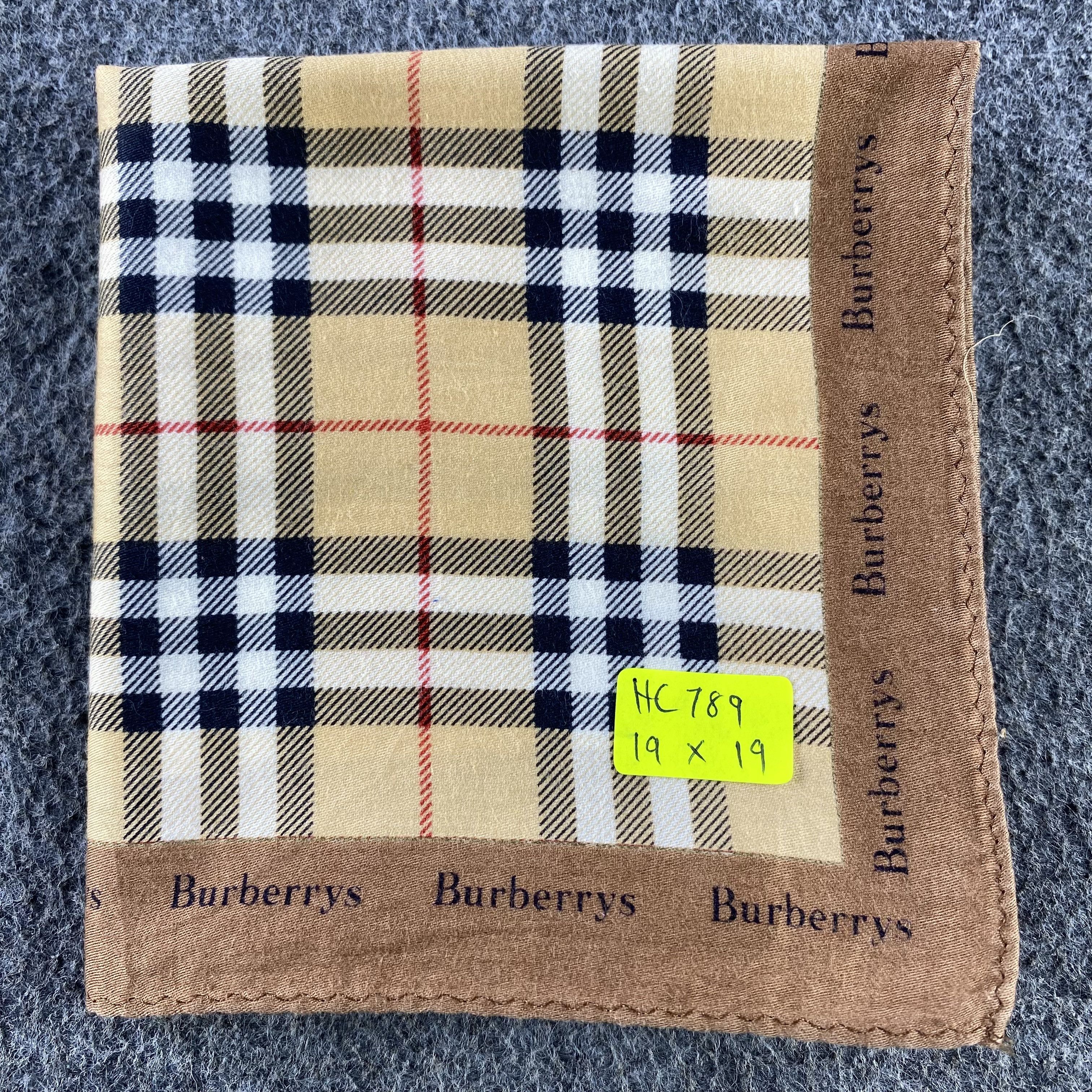 Burberry × Vintage Burberry Handkerchief/Neckerchief/Bandana HC789 Size ONE SIZE - 5 Thumbnail