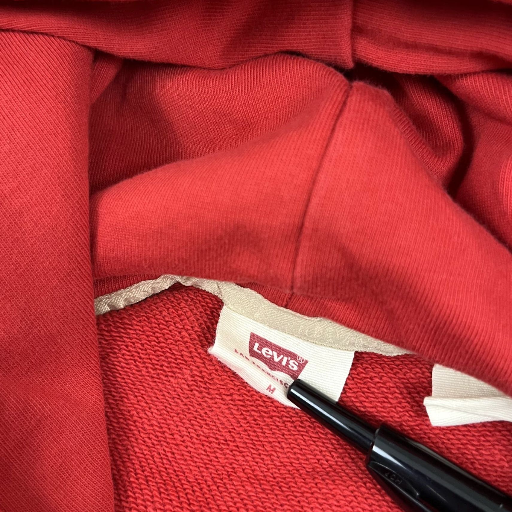 Levi's VINTAGE Levi's Hoodie Shirt Mens Medium Red Dragon Embroidered AOP Lunar 90s Style Men's Hoodie Size US M / EU 48-50 / 2 - 3 Thumbnail
