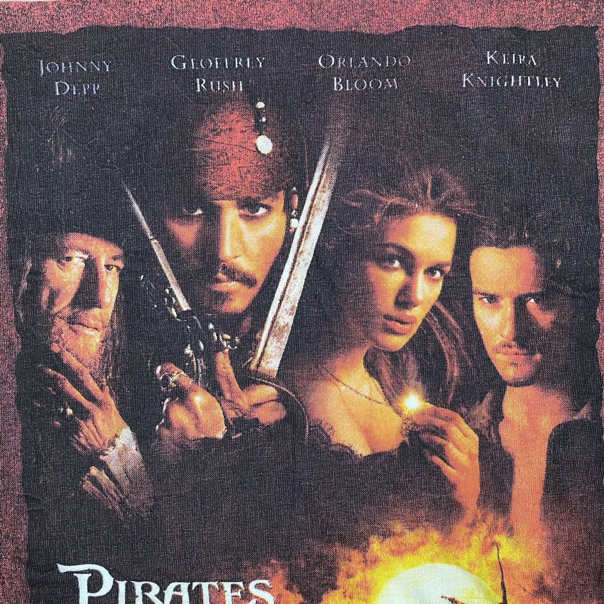Vintage 2003 PIRATES OF THE CARIBBEAN THE CURSE OF THE BLACK PEARL Size US M / EU 48-50 / 2 - 4 Thumbnail