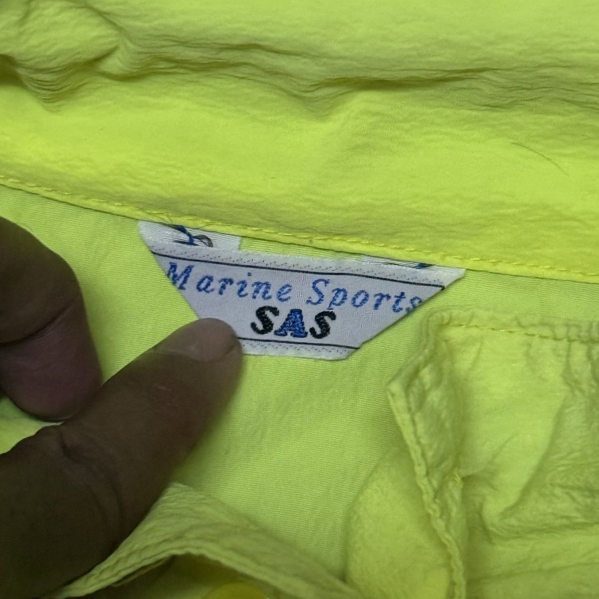 Vintage SAS Sea Side Scene Marine Sports Big Logo Light Jacket Size US M / EU 48-50 / 2 - 11 Thumbnail