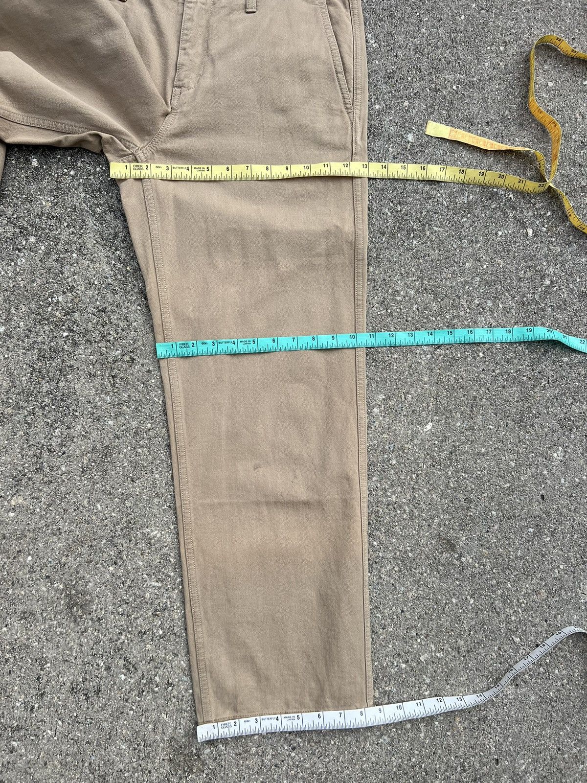 Maison MIHARA YASUHIRO Miharayasuhiro Japan Cropped Khaki Trouser Pant Size US 32 / EU 48 - 3 Thumbnail
