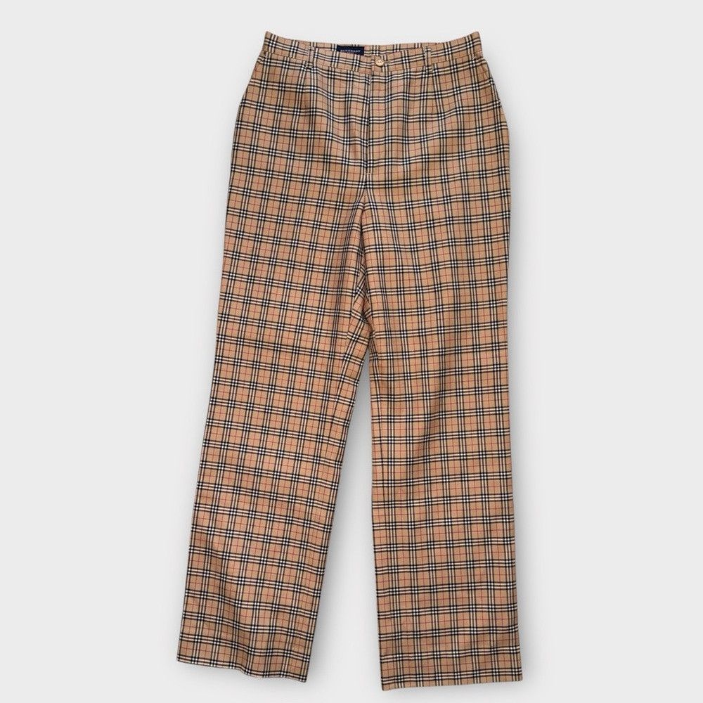 Burberry Burberry Golf Nova Check Straight-Leg Pants (JP 11 / Fits U Size 28" / US 6 / IT 42 - 4 Thumbnail