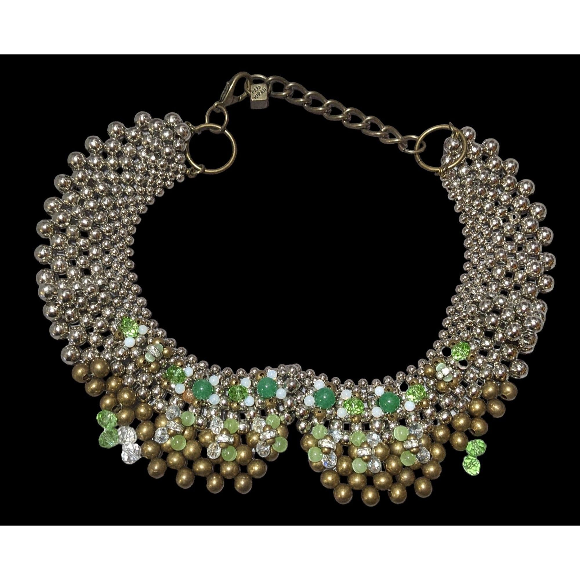 Other Pam Hiran Vintage 90s Beaded Bib Necklace Size ONE SIZE - 1 Thumbnail