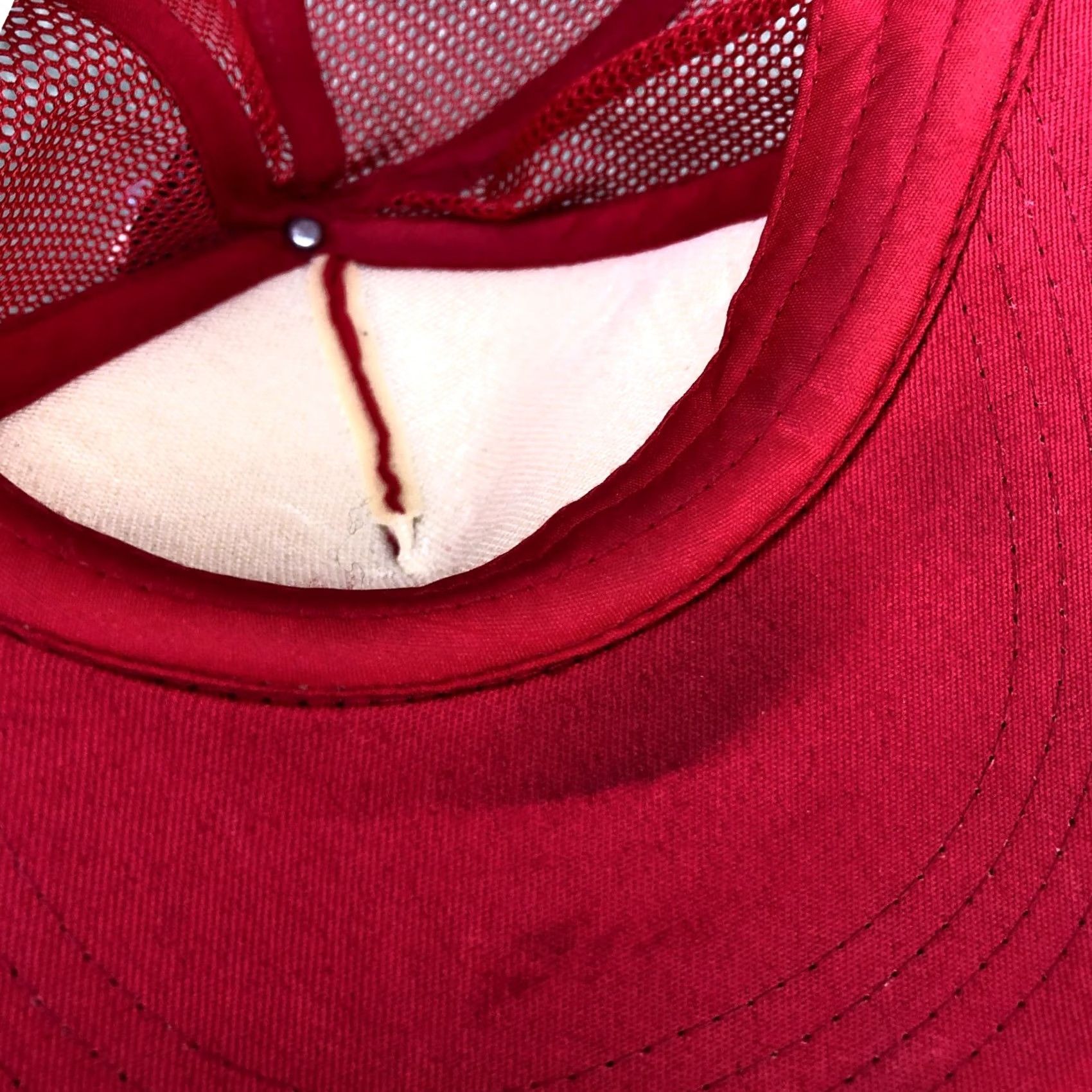 Vintage STARBOX CAPS OAXACA Mexico Beads Trucker Hat Men's One Size Red Snapback Hat Size ONE SIZE - 6 Thumbnail