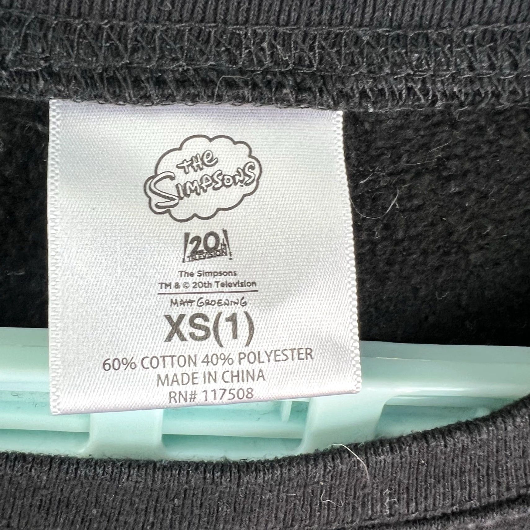 Vintage VINTAGE The Simpsons Promo Sweatshirt Women's XS (Juniors) Black Bart Simpson Logo 90s Cartoon TV & Movie Characters Mens Womens Size XS / US 0-2 / IT 36-38 - 4 Thumbnail