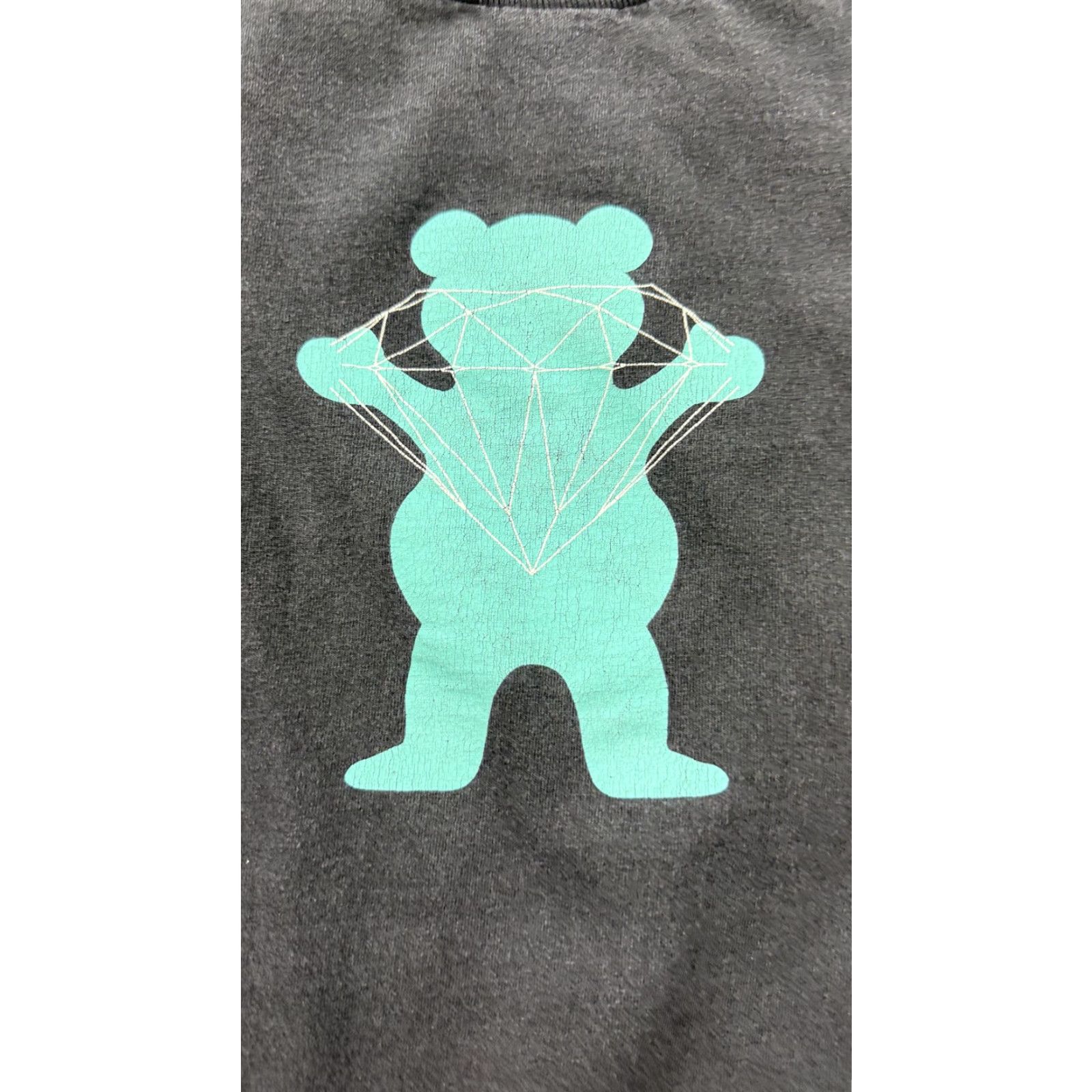 Diamond Supply Co. Diamond Supply Co Shirt Mens Medium Black Grizzly Bear Graphic Tee Skate Size US M / EU 48-50 / 2 - 3 Thumbnail