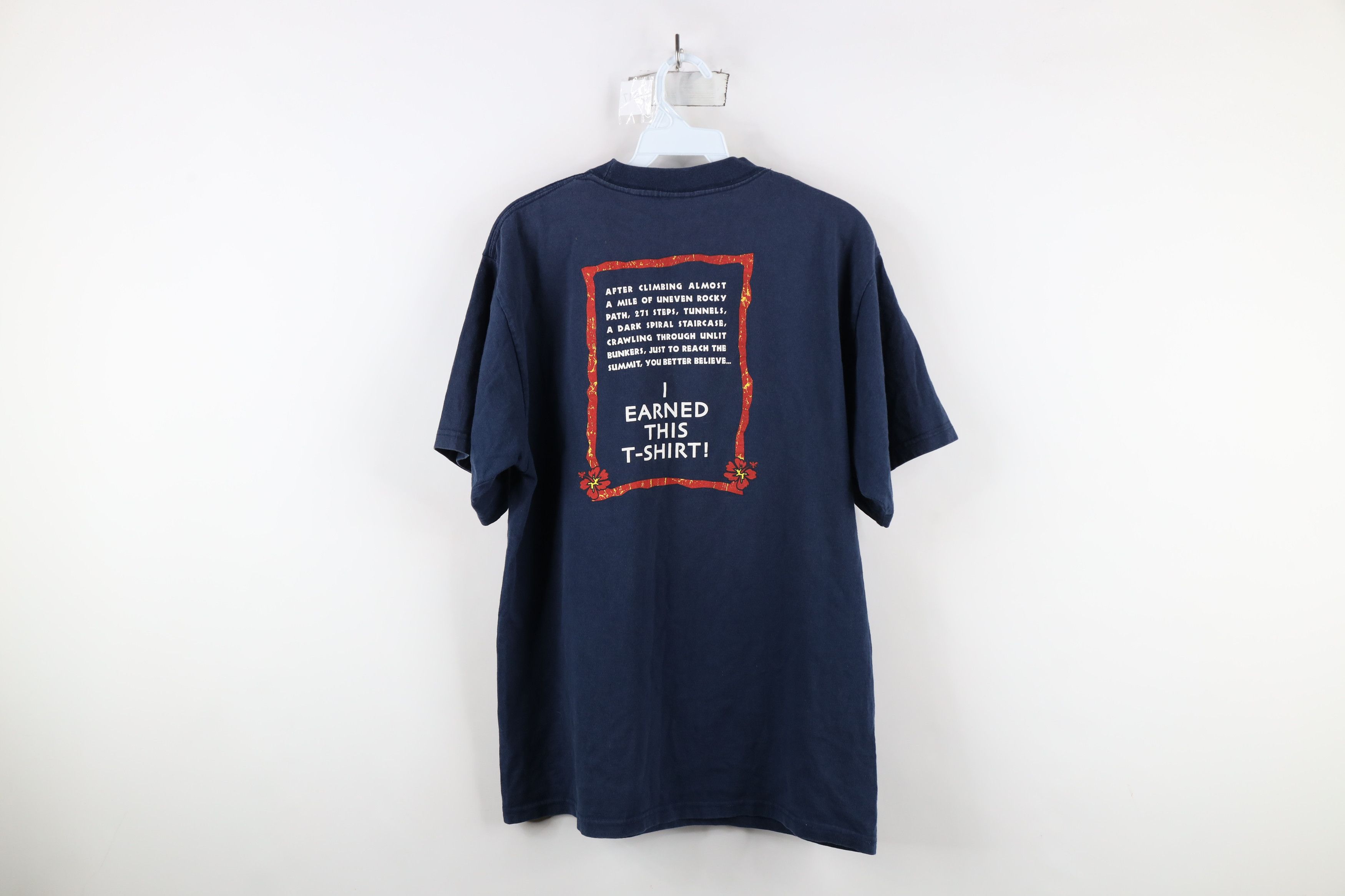 Vintage Vintage 90s Diamond Head Honolulu Hawaii T-Shirt Blue Size US L / EU 52-54 / 3 - 11 Thumbnail